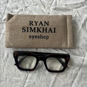 Ryan Simkhai Tortoise Shell Reading Glasses +2.00